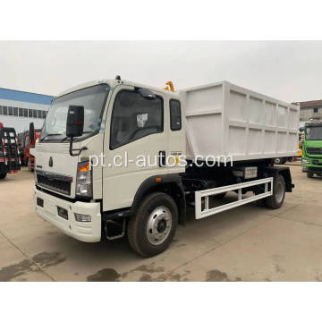 SINOTRUK 8CBM BRANCO SUPORTE SUDEIRO SKIP SPELER